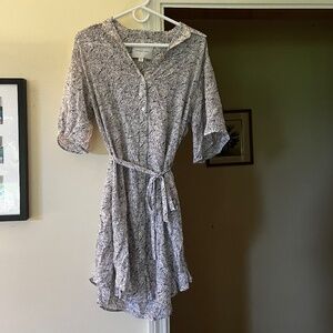 Amour Vert silk shirt dress